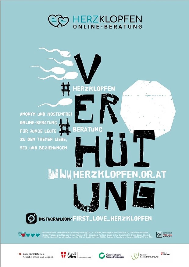 Plakat Verhütung